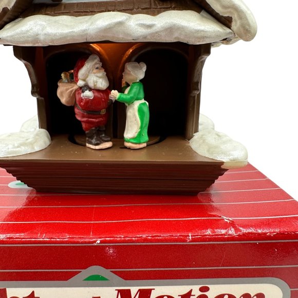 Hallmark Keepsake Magic Ornament Light Motion Mr Mrs Santa Claus Hug Christmas - Picture 11 of 14